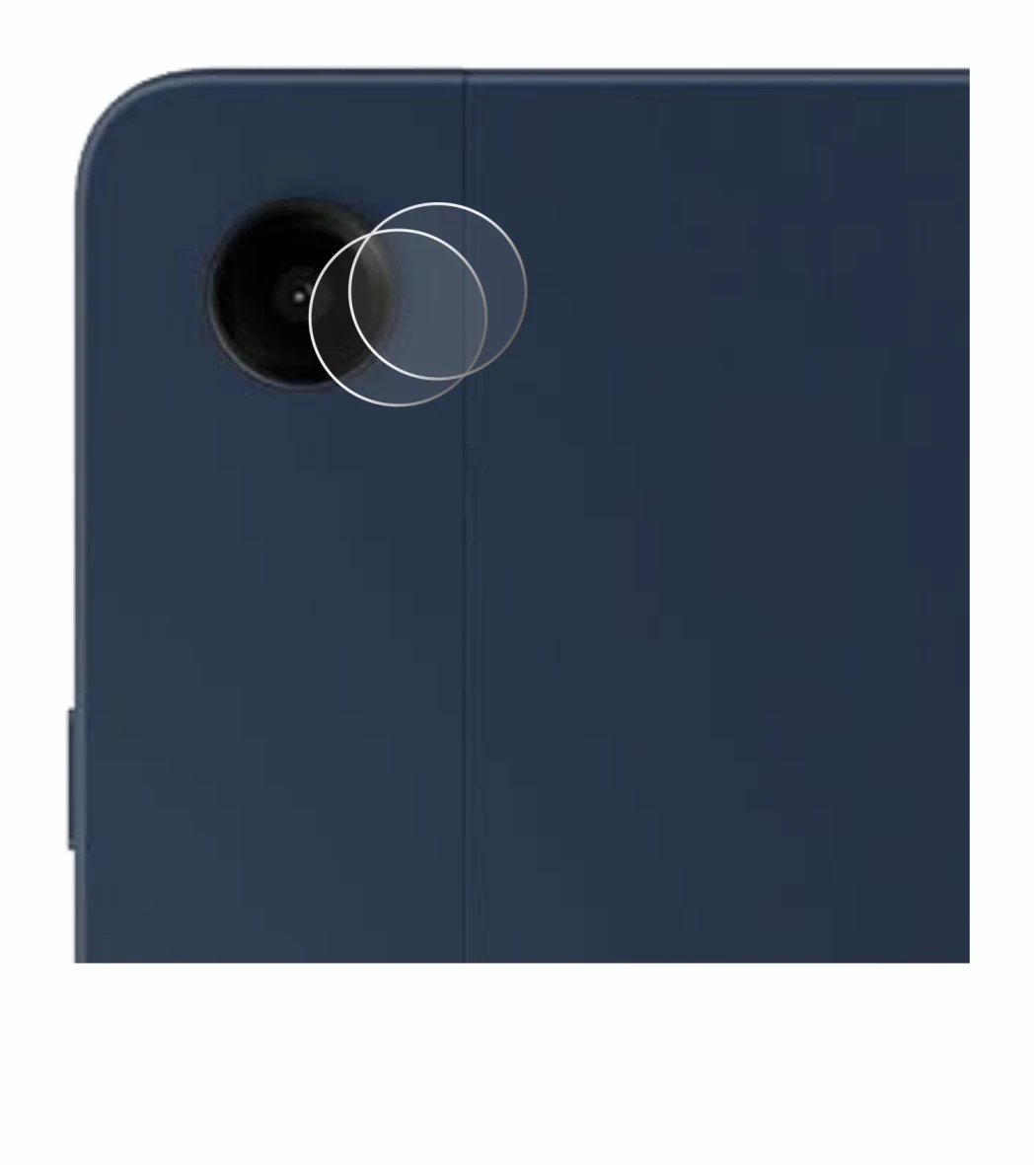 Abbildung des Geräts Samsung Galaxy Tab A9 Plus WiFi (NUR Kameraschutz) mit einer Vielzahl des Displayschutzes.