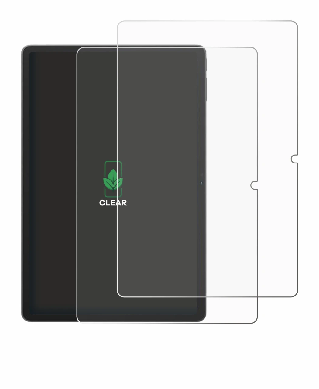 Abbildung des Geräts Blackview Tab 16 Pro mit einer Vielzahl des Displayschutzes.