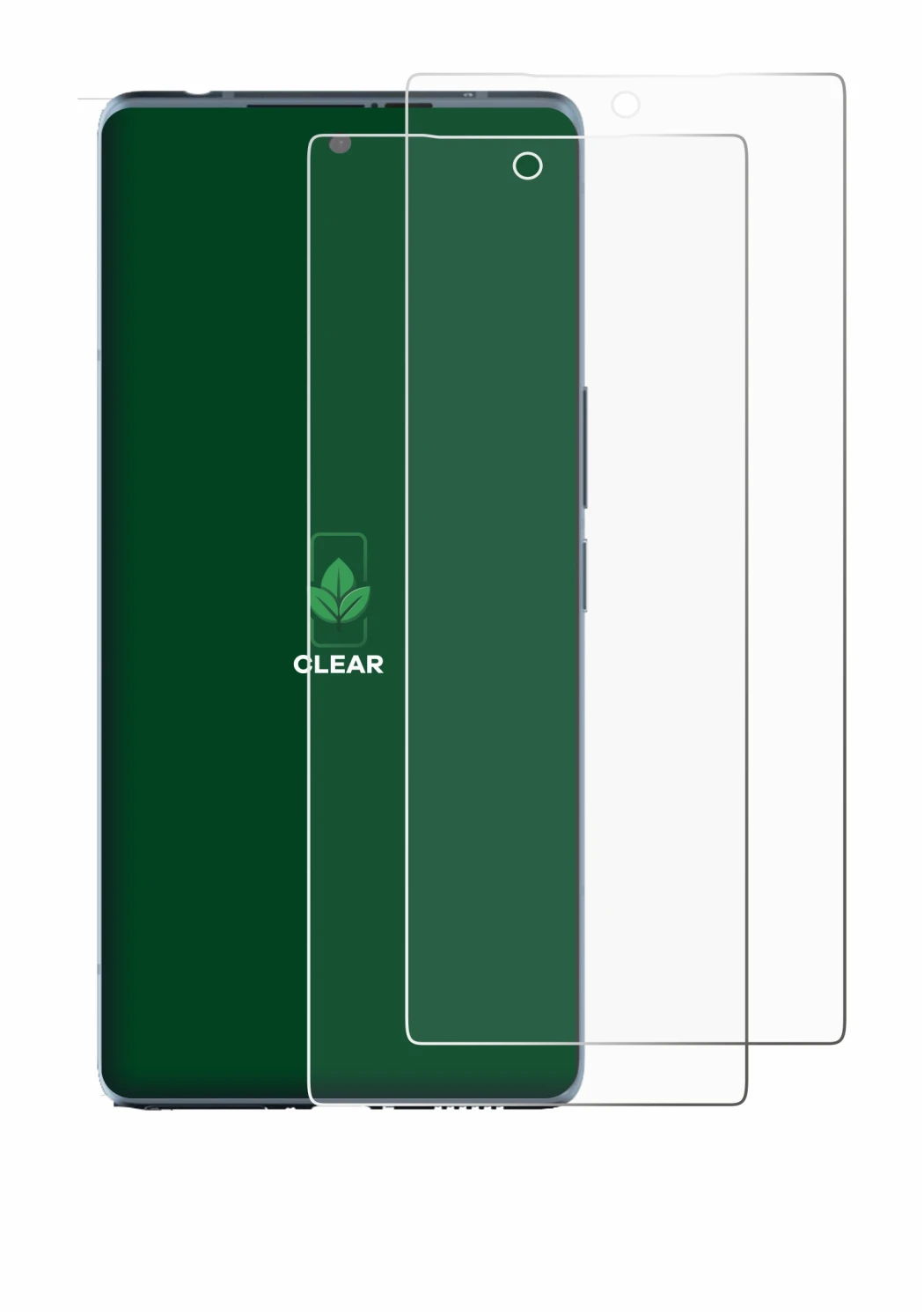 Abbildung des Geräts HTC U24 Pro mit einer Vielzahl des Displayschutzes.