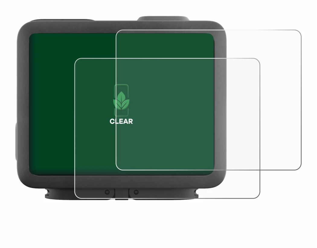 Abbildung des Geräts GoPro Hero 4k mit einer Vielzahl des Displayschutzes.