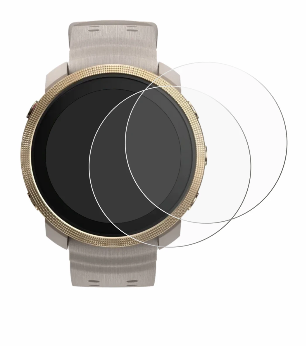 Abbildung des Geräts Polar Vantage M3 mit einer Vielzahl des Displayschutzes.