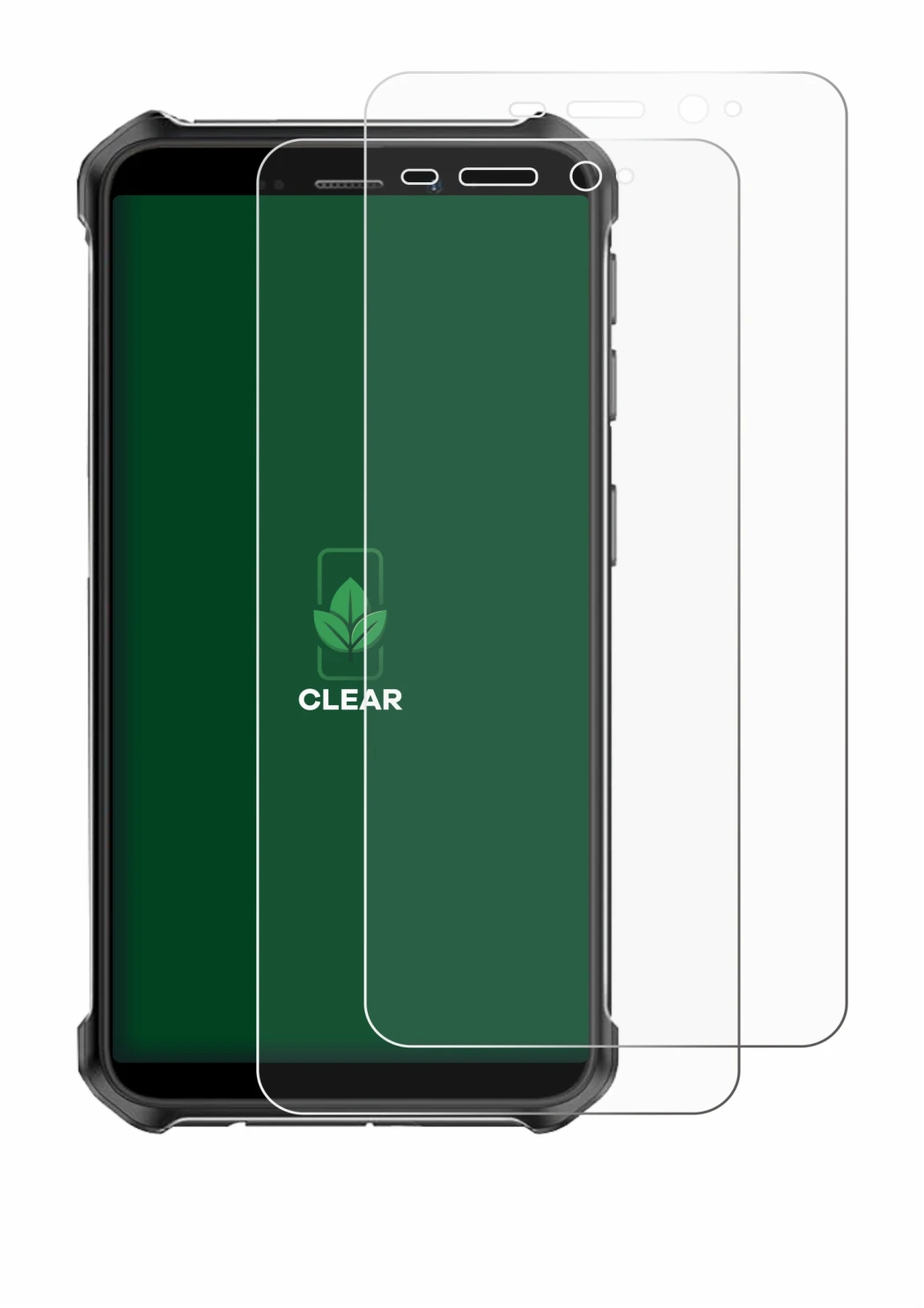 Abbildung des Geräts Ulefone Armor X12 mit einer Vielzahl des Displayschutzes.