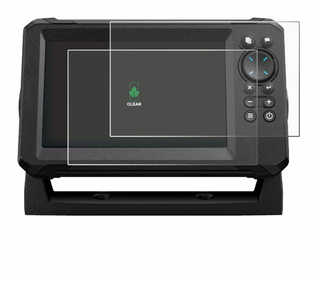Abbildung des Geräts Lowrance Eagle 7 mit einer Vielzahl des Displayschutzes.