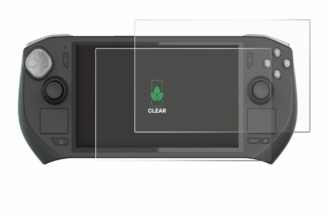 Abbildung des Geräts Zotac Gaming Zone mit einer Vielzahl des Displayschutzes.