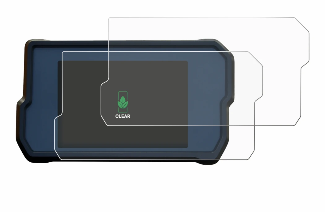 Abbildung des Geräts KTM RC125 / RC390 2022+ mit einer Vielzahl des Displayschutzes.