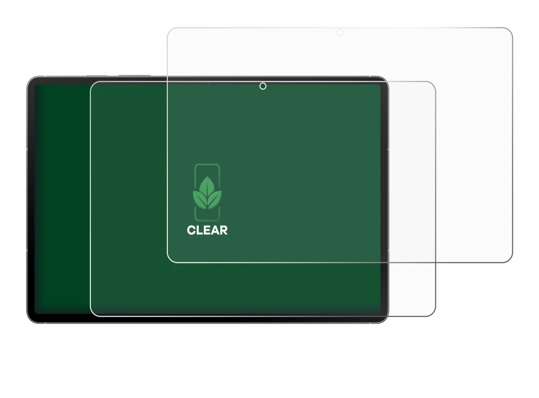 Abbildung des Geräts Samsung Galaxy Tab S10 FE 5G mit einer Vielzahl des Displayschutzes.