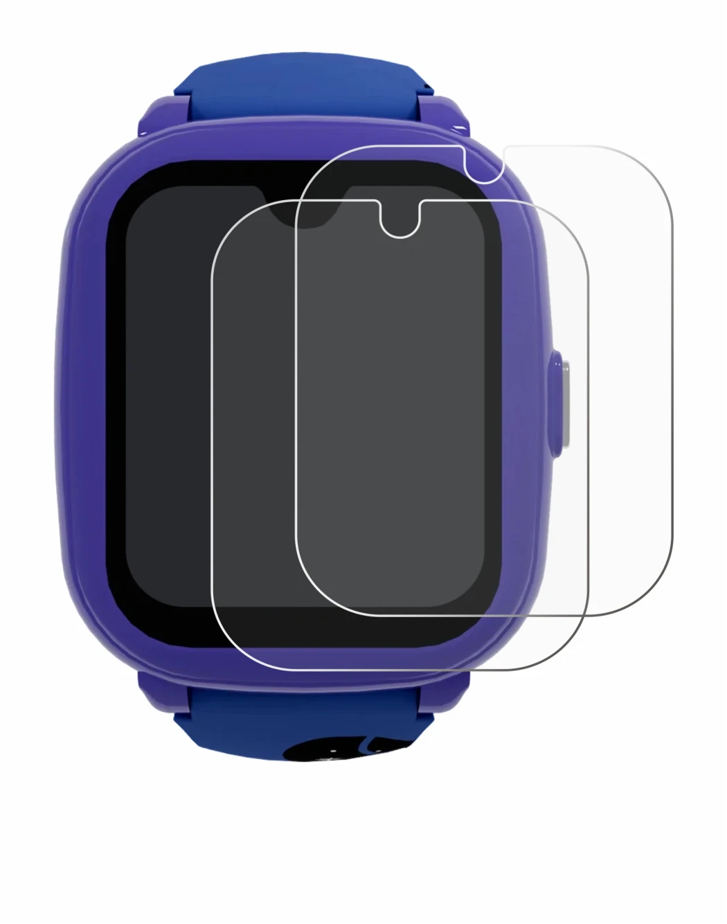 Abbildung des Geräts SaveFamily Iconic Plus 2 4G mit einer Vielzahl des Displayschutzes.