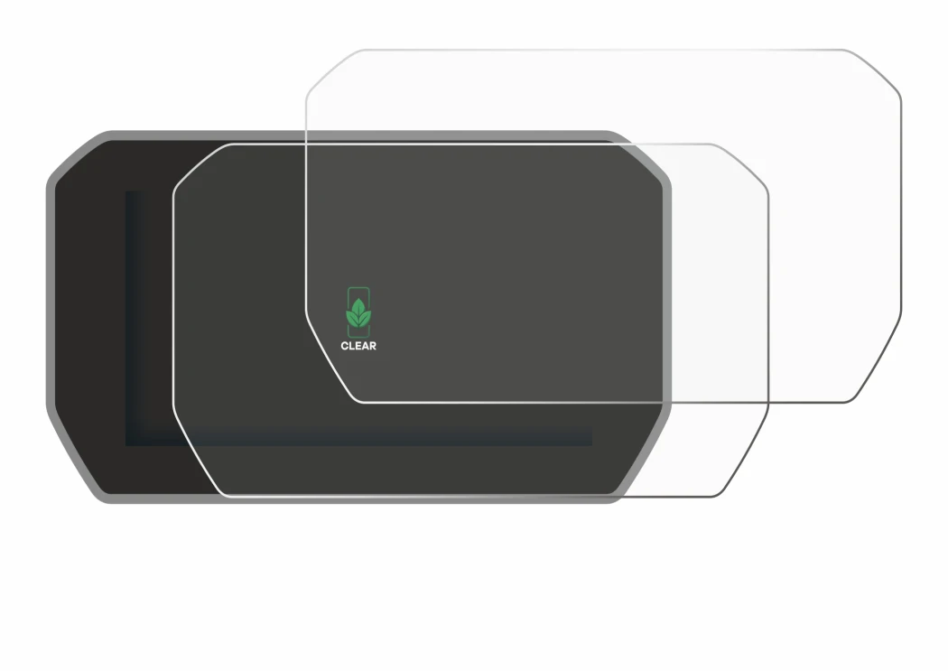 Abbildung des Geräts Ducati V4 Rally (2024) mit einer Vielzahl des Displayschutzes.