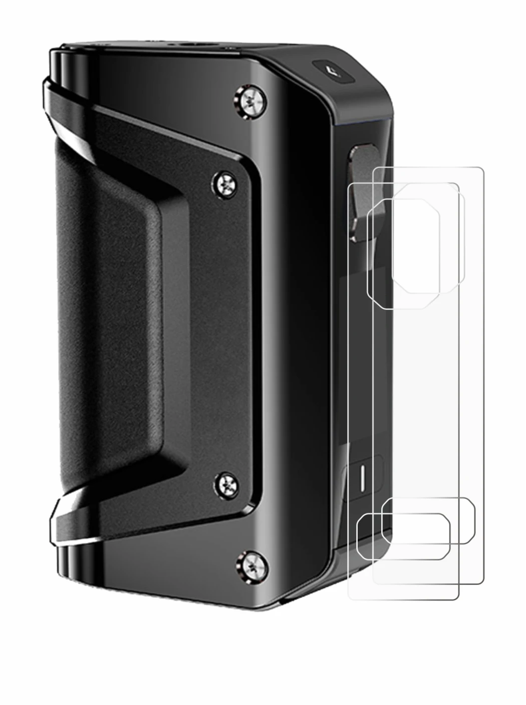 Abbildung des Geräts GeekVape Aegis Legend 3 mit einer Vielzahl des Displayschutzes.