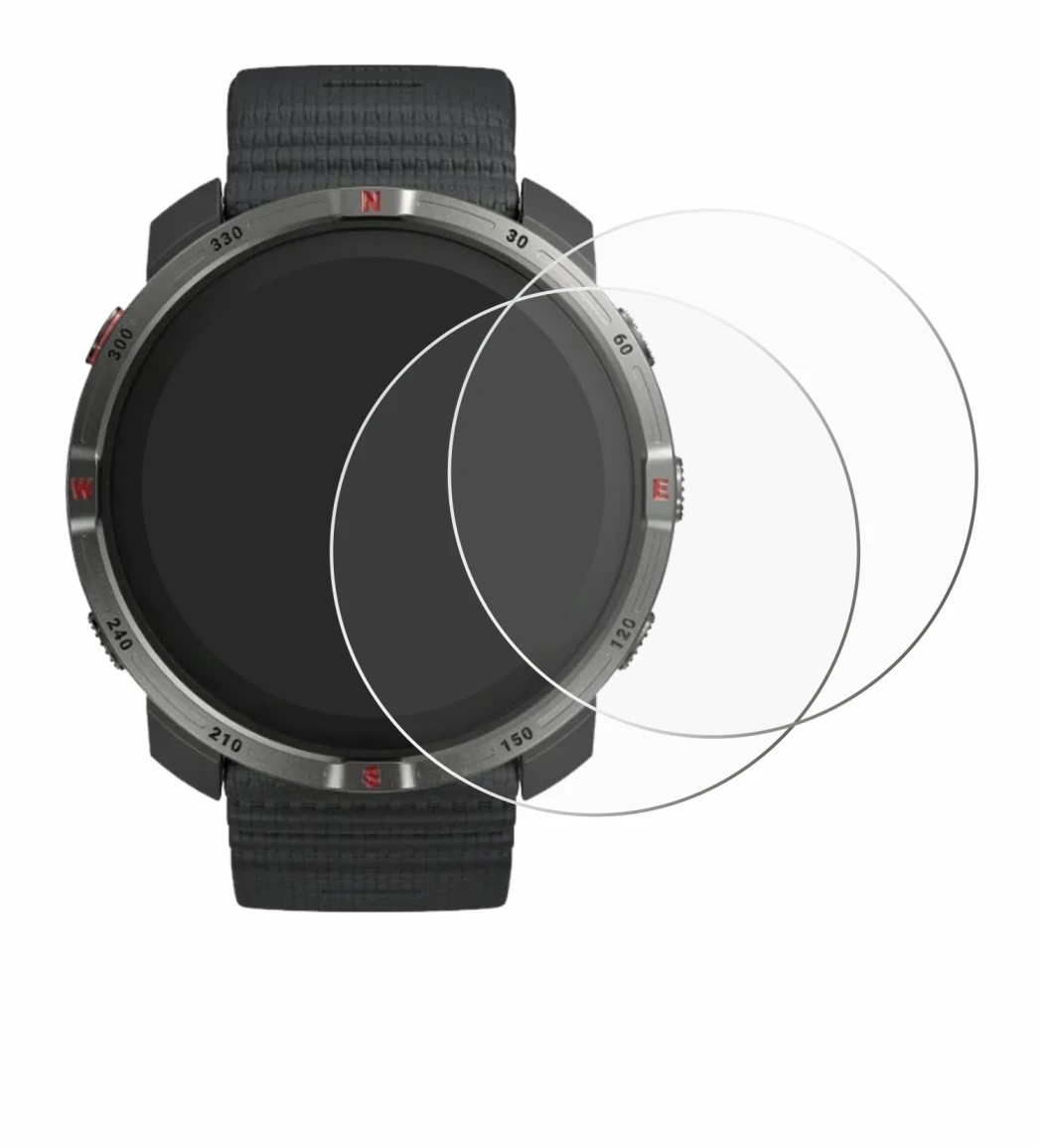 Abbildung des Geräts Polar Grit X2 mit einer Vielzahl des Displayschutzes.