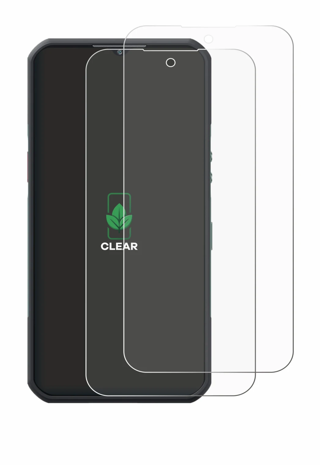 Abbildung des Geräts Oukitel WP55 Pro mit einer Vielzahl des Displayschutzes.