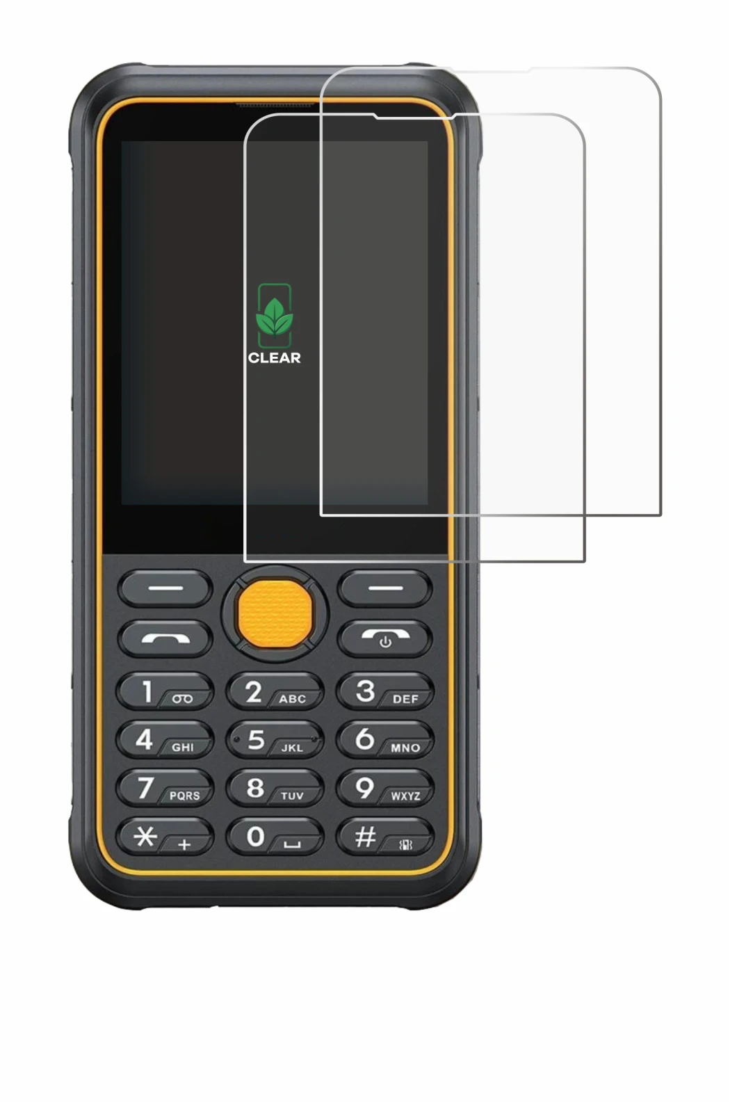 Abbildung des Geräts Ulefone Armor Mini 4 mit einer Vielzahl des Displayschutzes.