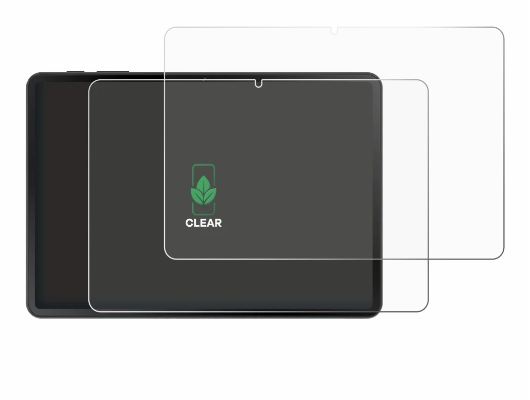 Abbildung des Geräts Doogee Tab A9 mit einer Vielzahl des Displayschutzes.