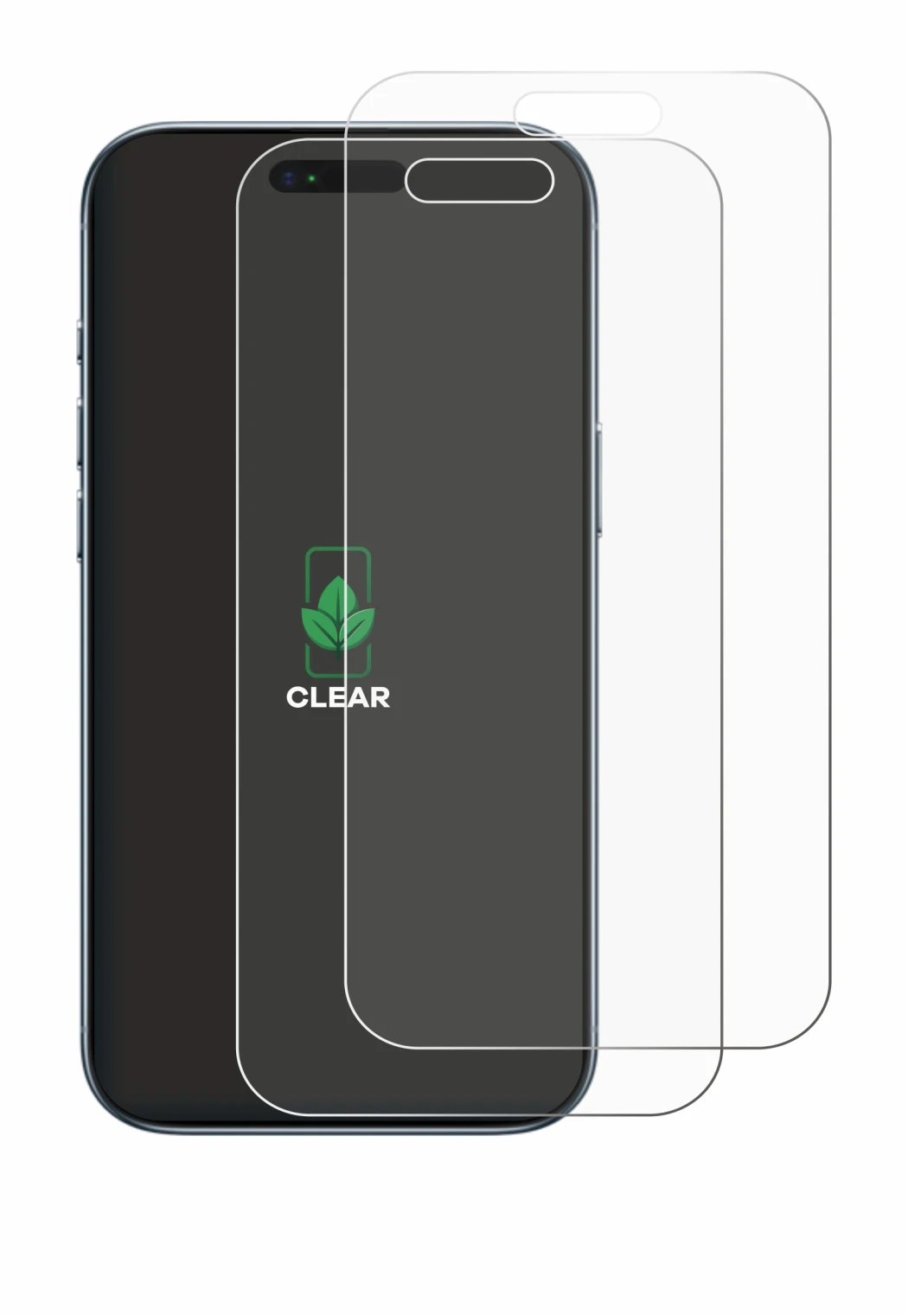 Abbildung des Geräts Apple iPhone Air mit einer Vielzahl des Displayschutzes.