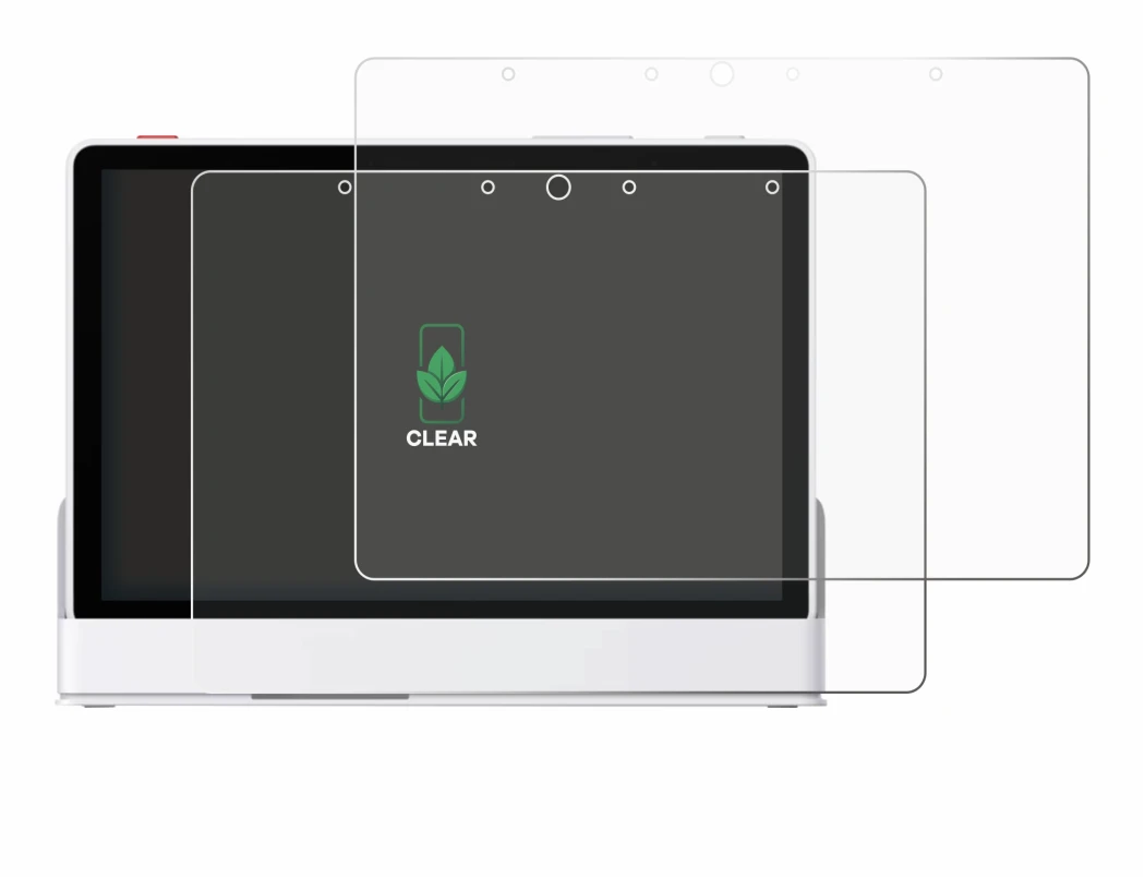 Abbildung des Geräts eufy Smart Display E10 mit einer Vielzahl des Displayschutzes.