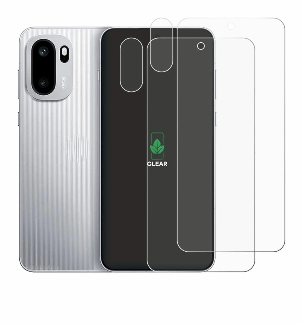 Abbildung des Geräts OnePlus Ace 6 (Display+Kamera) mit einer Vielzahl des Displayschutzes.