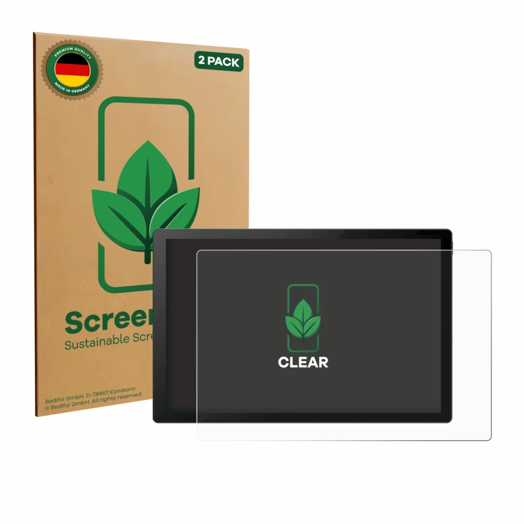 Vorderseite einer Produktverpackung mit dem Markenlogo ScreenLeaf. Daneben ist das Gerät EcoFlow PowerInsight mit dem zugehöri