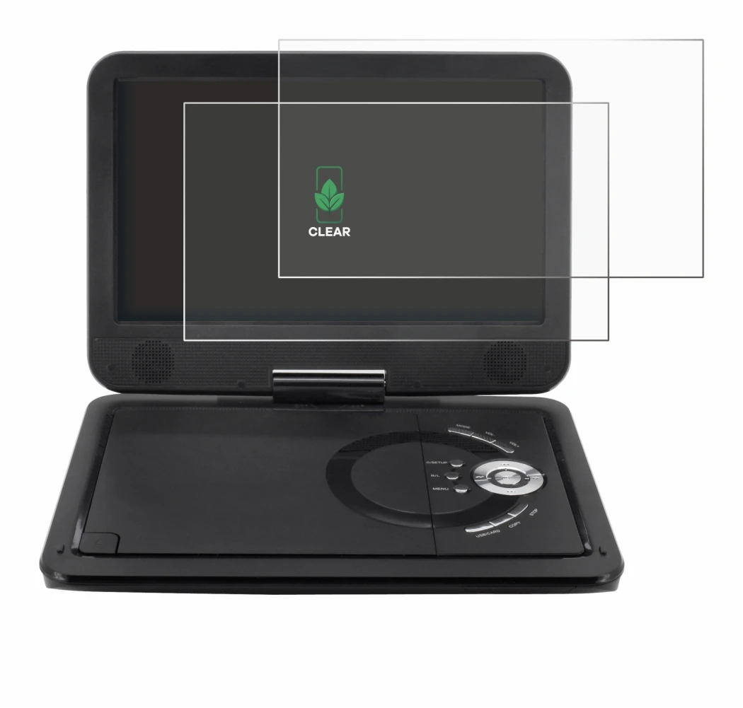 Abbildung des Geräts Soundmaster PDB1910SW DVD Player mit einer Vielzahl des Displayschutzes.