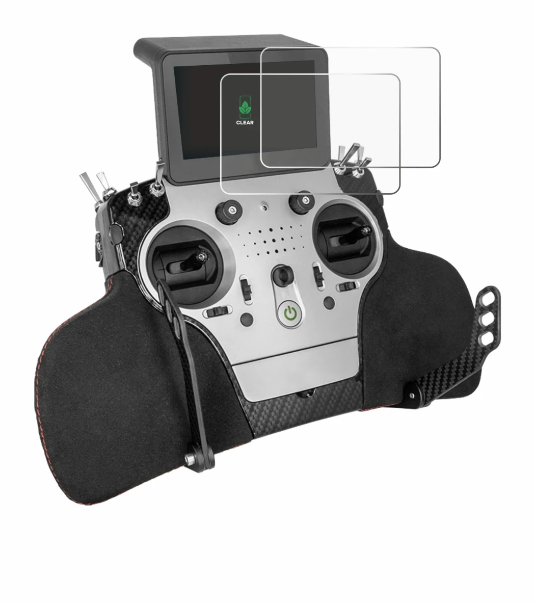 Abbildung des Geräts PowerBox Systems Core mit einer Vielzahl des Displayschutzes.