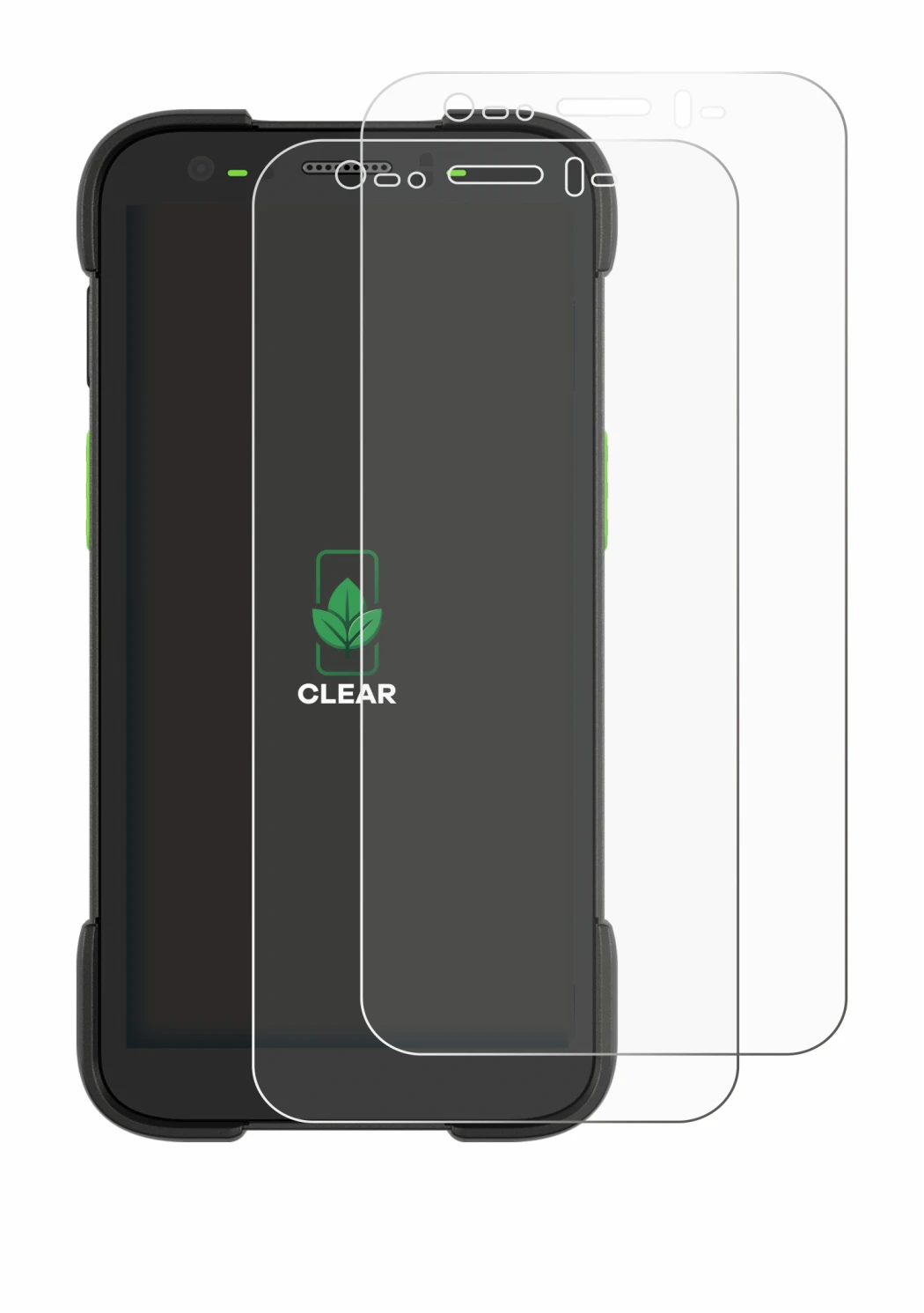 Abbildung des Geräts Zebra TC701 mit einer Vielzahl des Displayschutzes.
