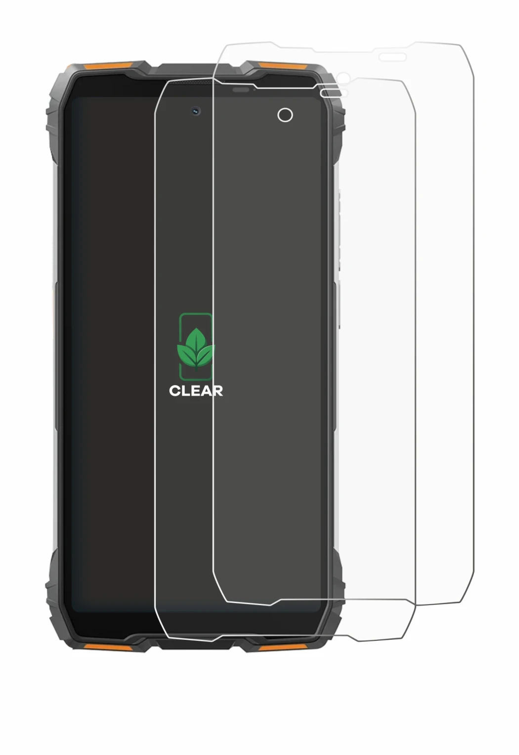 Abbildung des Geräts Blackview Oscal Pilot 6 mit einer Vielzahl des Displayschutzes.