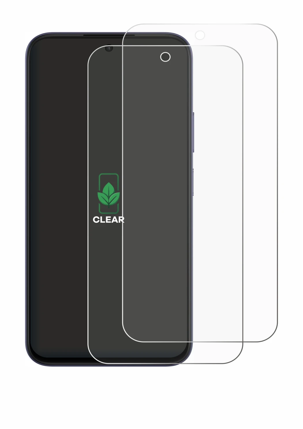 Abbildung des Geräts Oppo A6k mit einer Vielzahl des Displayschutzes.