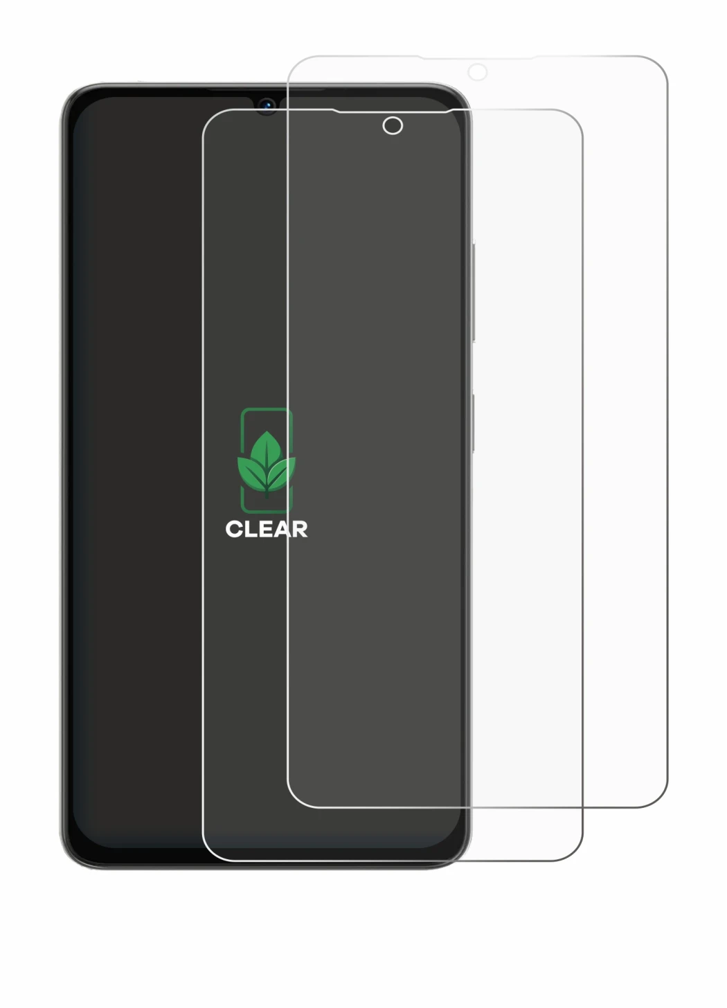 Abbildung des Geräts Lava Bold N2 Pro mit einer Vielzahl des Displayschutzes.