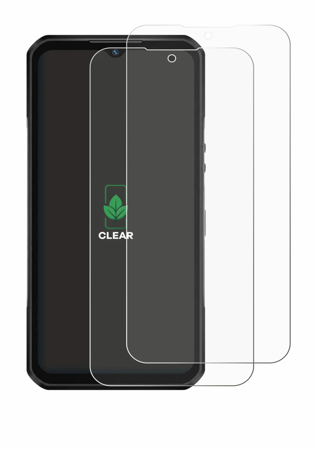 Abbildung des Geräts Oukitel WP66 mit einer Vielzahl des Displayschutzes.