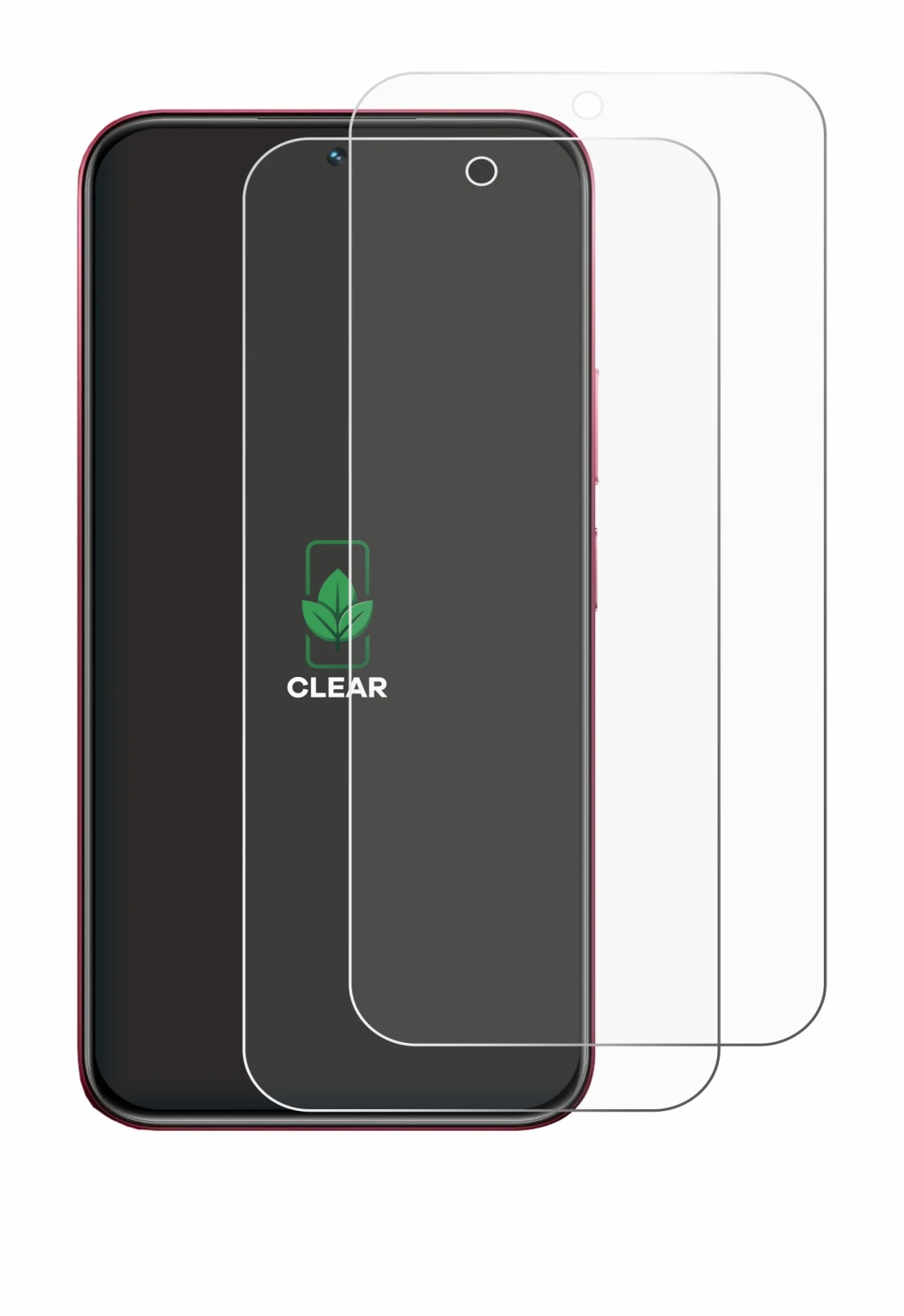 Abbildung des Geräts realme 15x mit einer Vielzahl des Displayschutzes.