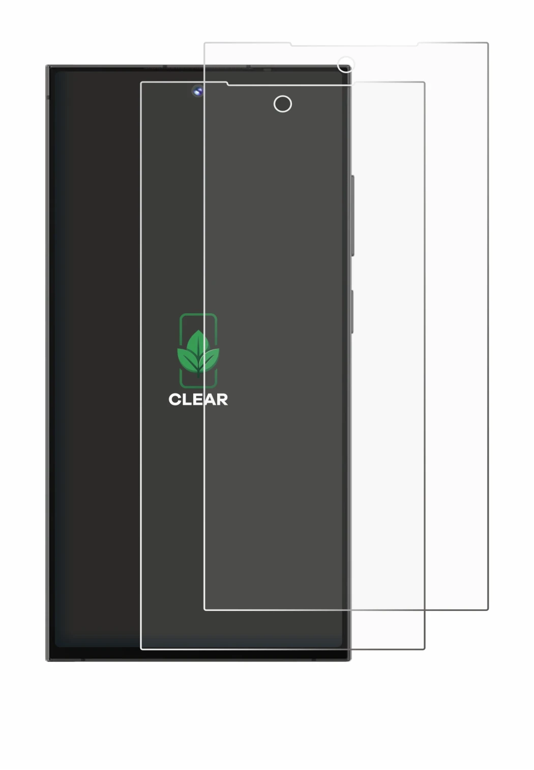 Abbildung des Geräts Oukitel C67 mit einer Vielzahl des Displayschutzes.