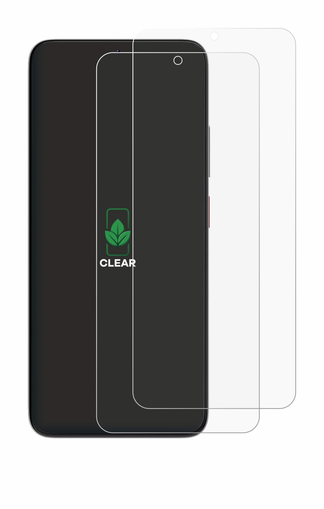 Abbildung des Geräts ZTE Blade V80 Max mit einer Vielzahl des Displayschutzes.
