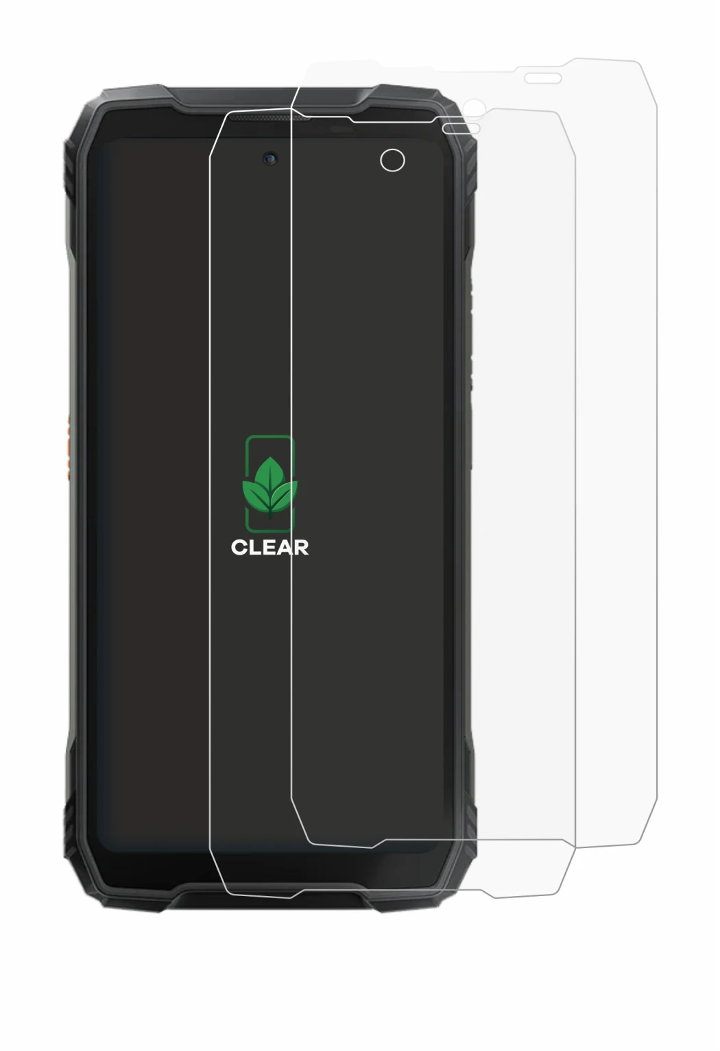 Abbildung des Geräts Blackview Xplore X1 mit einer Vielzahl des Displayschutzes.