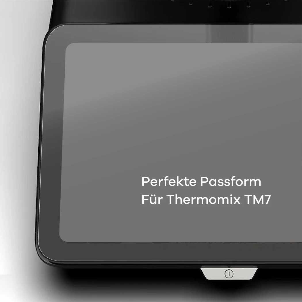 Gerät Vorwerk Thermomix TM7 mit aufgebrachtem Displayschutz