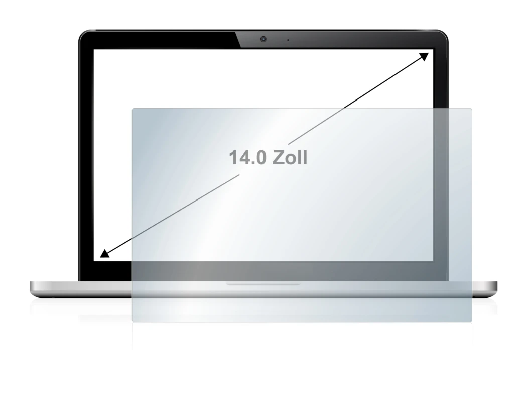 Abbildung des Geräts mit einer Vielzahl des Displayschutzes.