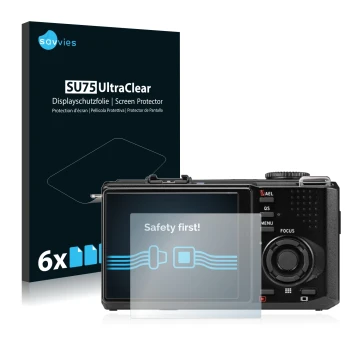 Vorderseite einer Produktverpackung mit dem Markenlogo Savvies. Daneben ist das Gerät Sigma DP2 Merrill mit dem zugehörigen Di