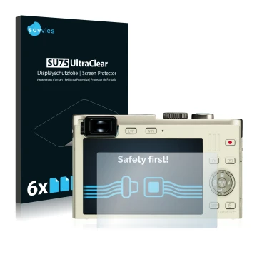 Vorderseite einer Produktverpackung mit dem Markenlogo Savvies. Daneben ist das Gerät Leica C (Typ 112) mit dem zugehörigen Di