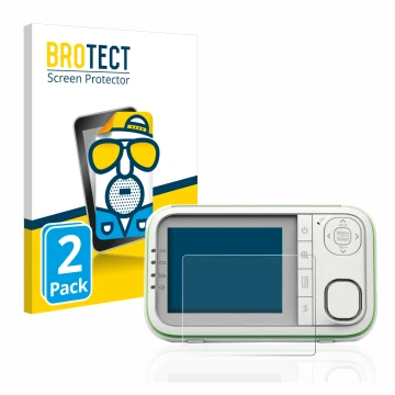 Vorderseite einer Produktverpackung mit dem Markenlogo Savvies. Daneben ist das Gerät Belkin Baby 1000 Babyphone mit dem zugeh