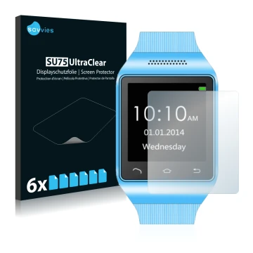 Vorderseite einer Produktverpackung mit dem Markenlogo Savvies. Daneben ist das Gerät ZGPAX S18 mit dem zugehörigen Displaysch