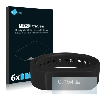 Vorderseite einer Produktverpackung mit dem Markenlogo Savvies. Daneben ist das Gerät Roguci I5 Plus mit dem zugehörigen Displ