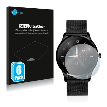 Vorderseite einer Produktverpackung mit dem Markenlogo Savvies. Daneben ist das Gerät KKmoon K88H mit dem zugehörigen Displays