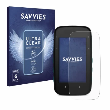 Vorderseite einer Produktverpackung mit dem Markenlogo Savvies. Daneben ist das Gerät CompeGPS TwoNav Cross mit dem zugehörige
