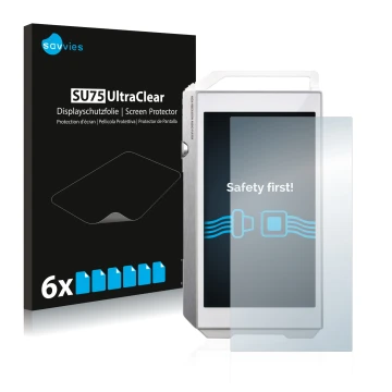 Vorderseite einer Produktverpackung mit dem Markenlogo Savvies. Daneben ist das Gerät Pioneer XDP-100R mit dem zugehörigen Dis
