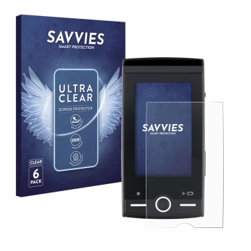 Vorderseite einer Produktverpackung mit dem Markenlogo Savvies. Daneben ist das Gerät Sigma ROX 12.0 Sport mit dem zugehörigen
