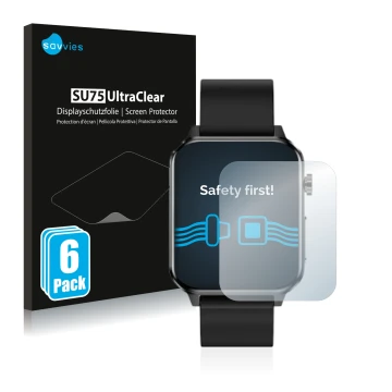 Vorderseite einer Produktverpackung mit dem Markenlogo Savvies. Daneben ist das Gerät Kardena CARE Plus mit dem zugehörigen Di