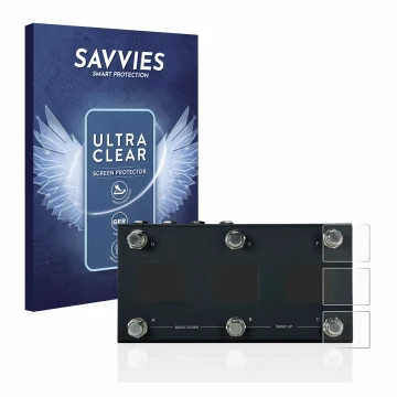Vorderseite einer Produktverpackung mit dem Markenlogo Savvies. Daneben ist das Gerät Morningstar MC6 Pro mit dem zugehörigen 