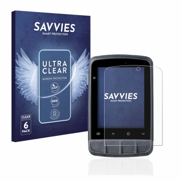 Vorderseite einer Produktverpackung mit dem Markenlogo Savvies. Daneben ist das Gerät Giant Dash L200 mit dem zugehörigen Disp