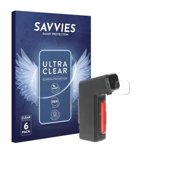 Vorderseite einer Produktverpackung mit dem Markenlogo Savvies. Daneben ist das Gerät Tooo Cycling DVR80 mit dem zugehörigen D