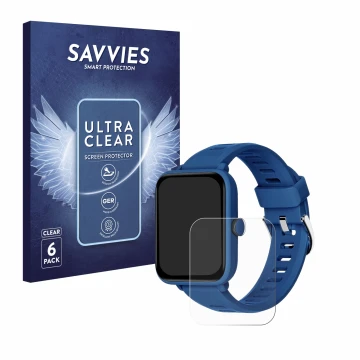 Vorderseite einer Produktverpackung mit dem Markenlogo Savvies. Daneben ist das Gerät Biggerfive BW01 1.5