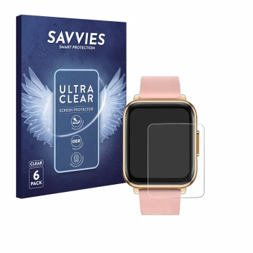 Vorderseite einer Produktverpackung mit dem Markenlogo Savvies. Daneben ist das Gerät FMK IP68 1.7