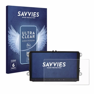 Vorderseite einer Produktverpackung mit dem Markenlogo Savvies. Daneben ist das Gerät JF-Sound JF-039W6-X9C mit dem zugehörige